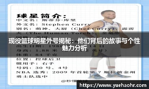 现役篮球明星外号揭秘：他们背后的故事与个性魅力分析